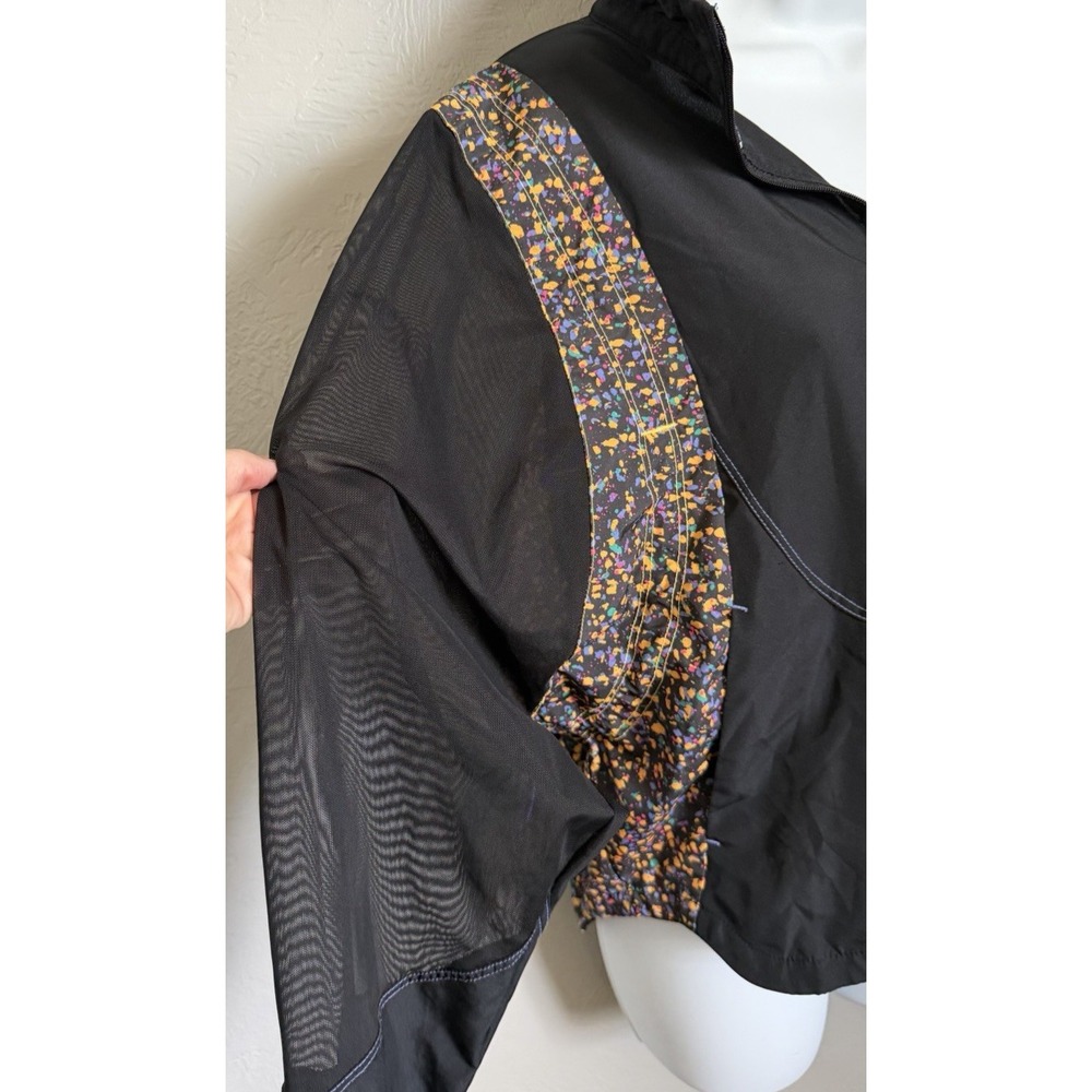 Nike Running Jacket Women's XS Black Icon Clash Sheer Sleeve Packable DD2285 - Picture 2 of 12